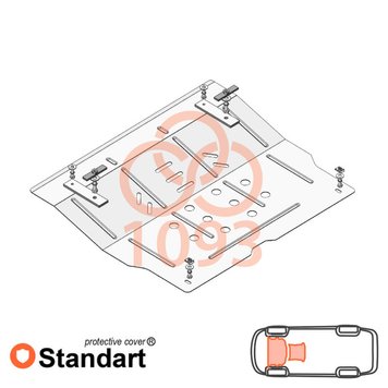 Захист двигуна для MG ZS EV 2019-2022 KOLCHUGA Standart 1.1093.00 фото