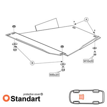 Захист КПП для Audi A4 B5 1994-2001 KOLCHUGA Standart 1.9359.00 фото