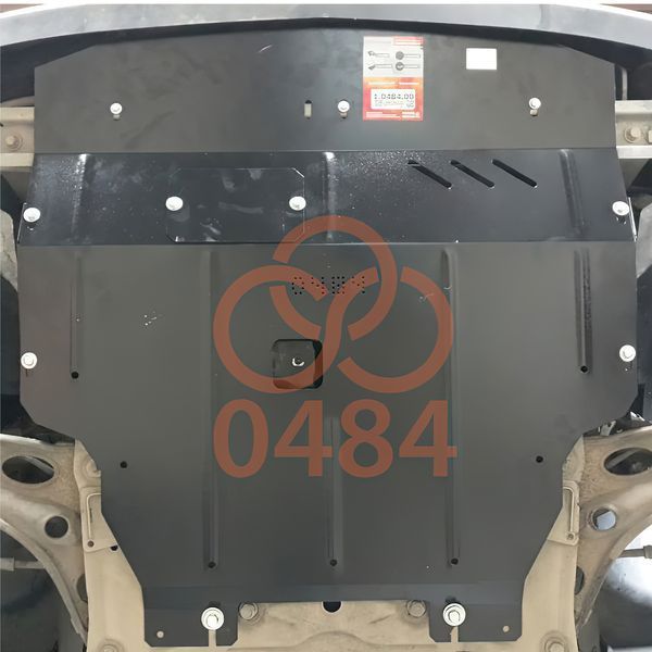 Захист двигуна, КПП і радіатора для Renault Trafic 2001-2014 KOLCHUGA Standart 1.0484.00 фото ##SPECS## Об'єм двигуна: V-2,0 D | Примітка: