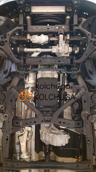 Захист двигуна, КПП, радіатора і роздатки для Volkswagen Amarok II 2022- KOLCHUGA ZiPoFlex 2.1265.00 фото ##SPECS## Об'єм двигуна: V-2,0 TDI | Примітка: