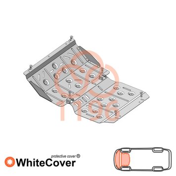 Захист двигуна, радіатора і редуктора для Mitsubishi L200 2019- KOLCHUGA WhiteCover 4.1196.00 фото