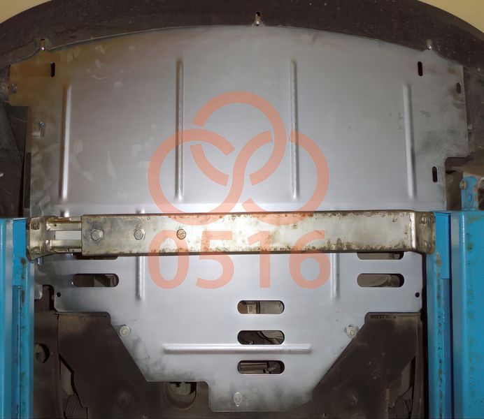 Захист двигуна, КПП і радіатора для Opel Movano 2010-2021 KOLCHUGA WhiteCover 4.0516.00 фото ##SPECS## Об'єм двигуна: V-всі | Примітка: всі приводи