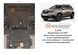 Защита дроссельной заслонки для Renault Duster 2018-2023 KOLCHUGA Standart 1.1258.00 фото 6 ##SPECS## Объем двигателя: V-1,5TDI | Примечание: передний привод / для установки вместе с пластиковой защитой топливопровода