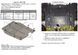 Захист двигуна і КПП для Opel Insignia A 2008-2015 KOLCHUGA Standart 1.0617.00 фото 7 ##SPECS## Об'єм двигуна: V- 1,6CDТI 2,0CDТI | Примітка: двиг A16 А20