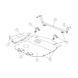 Захист двигуна для Audi A6 C4 1994-1997 KOLCHUGA Standart 1.9087.01 фото 1 ##SPECS## Об'єм двигуна: V-2.0; 2.5 ТD | Примітка: окрім 4х4