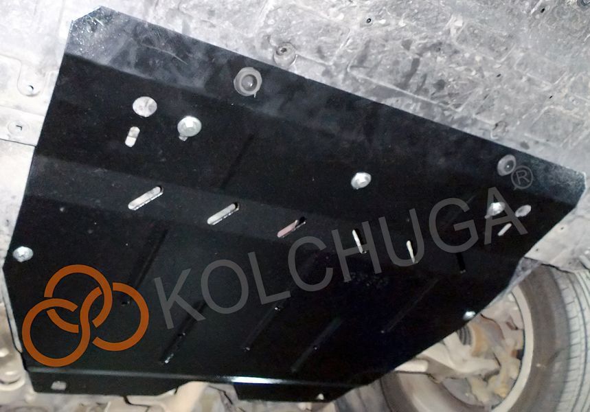 Захист двигуна і КПП для Geely Emgrand GT (GC9) 2015- KOLCHUGA WhiteCover 4.0770.00 фото ##SPECS## Об'єм двигуна: V-всі | Примітка: АКПП