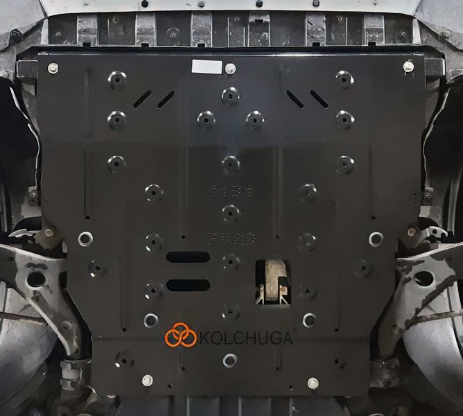 Захист двигуна, КПП і радіатора для Ford Kuga EcoBoost 2013-2020 KOLCHUGA ZiPoFlex 2.1131.00 фото ##SPECS## Об'єм двигуна: V-всі | Примітка: АКПП / МКПП