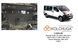 Захист двигуна, КПП і радіатора для Renault Trafic 2001-2014 KOLCHUGA WhiteCover 4.0484.00 фото 5 ##SPECS## Об'єм двигуна: V-2,0 D | Примітка: