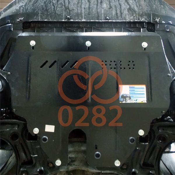 Защита двигателя, КПП и радиатора для Skoda Fabia II 2007-2014 KOLCHUGA ALuOX 3.0282.00 фото ##SPECS## Объем двигателя: V-1,4; 1,6; 1,4TDI; 1,6TDI; 1,9TDI | Примечание: Кроме 1,2 TDI и 1,2