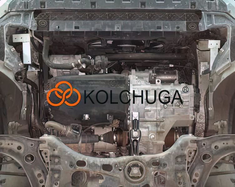 Захист двигуна, КПП і радіатора для Skoda Octavia III A7 WeBasto 2013-2020 KOLCHUGA Standart 1.1193.00 фото ##SPECS## Об'єм двигуна: V-1.6TDI | Примітка: МКПП