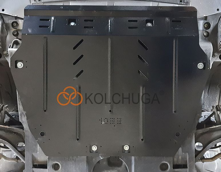 Захист двигуна і КПП для Honda Civic X седан, купе 2015-2021 KOLCHUGA Standart 1.1033.00 фото ##SPECS## Об'єм двигуна: V-1,5іT; 2,0і | Примітка: збірка USA