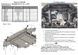Захист двигуна, КПП і радіатора для Hyundai I-20 2014- KOLCHUGA Standart 1.0704.00 фото 7 ##SPECS## Об'єм двигуна: V-1,4і | Примітка:
