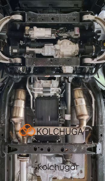 Захист двигуна, КПП і роздатки для Dodge Ram 1500 2018- KOLCHUGA ZiPoFlex 2.1340.00 фото ##SPECS## Об'єм двигуна: V-3.0 twin-turbo; 5.7HEMI;3,6i | Примітка: сталь 2.5 мм