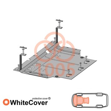 Захист двигуна і КПП для Seat Arona 2017- KOLCHUGA WhiteCover 4.1005.00 фото