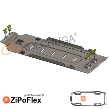 Захист КПП для Mercedes-Benz W210 1995-2001 KOLCHUGA ZiPoFlex 2.0785.00 фото