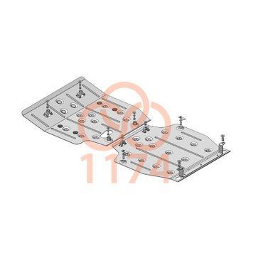 Захист двигуна і КПП для Subaru Outback 6 BT 2019- KOLCHUGA WhiteCover 4.1174.00 фото ##SPECS## Об'єм двигуна: V-2,5i | Примітка: варіатор / EU