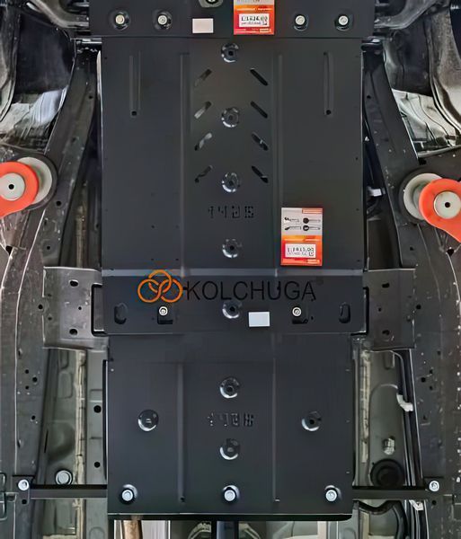 Захист МКПП і роздатки для Mitsubishi L200 VI 2023- KOLCHUGA ZiPoFlex 2.1425.00 фото ##SPECS## Об'єм двигуна: V-2,4TDI | Примітка: МКПП