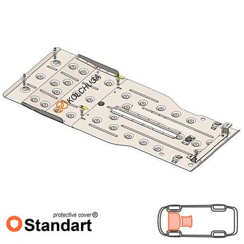 Захист двигуна і КПП для Dodge Challenger 2008-2019 KOLCHUGA Standart 1.1143.00 фото