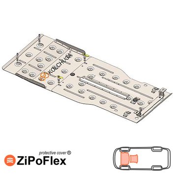 Захист двигуна і КПП для Dodge Challenger 2008-2019 KOLCHUGA ZiPoFlex 2.1143.00 фото