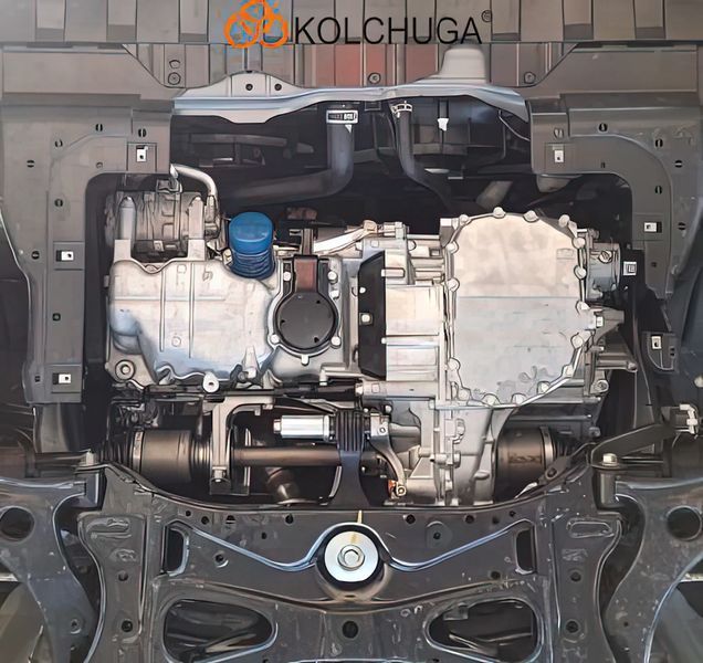 Захист двигуна і КПП для Honda HR-V 2015-2021 KOLCHUGA ZiPoFlex 2.1089.00 фото ##SPECS## Об'єм двигуна: V-всі | Примітка: тільки передній привід / встановлюється на EU / USA