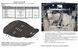 Захист двигуна, КПП і радіатора для Peugeot 806 1994-2002 KOLCHUGA Standart 1.0117.00 фото 7 ##SPECS## Об'єм двигуна: V-1,8; 2.0; 1,9D; | Примітка: окрім 2,0 HDI
