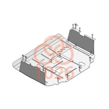 Захист двигуна, КПП і радіатора для Ford Transit V363 MCA 2019- KOLCHUGA WhiteCover 4.1026.00 фото ##SPECS## Об'єм двигуна: 2.0TDCi ecoblue euro 6,2, 20.05.19 р | Примітка: МКПП / передній привід