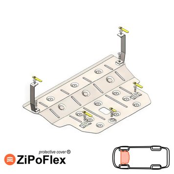 Захист двигуна для Volkswagen E-up 2017- KOLCHUGA ZiPoFlex 2.1249.00 фото