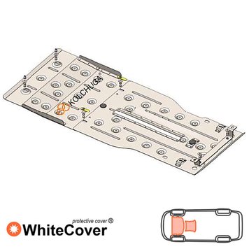 Захист двигуна і КПП для Dodge Challenger 2008-2019 KOLCHUGA WhiteCover 4.1143.00 фото