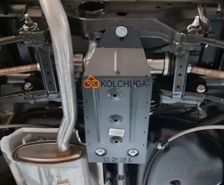 Захист редуктора для Renault Duster 2015-2023 KOLCHUGA WhiteCover 4.1223.00 фото ##SPECS## Об'єм двигуна: V-1,5TDI | Примітка: 4х4