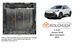 Защита двигателя и КПП для Toyota C-HR 2024- KOLCHUGA WhiteCover 4.1315.00 фото 6 ##SPECS## Объем двигателя: V-1,8i HYBRID | Примечание: АКПП