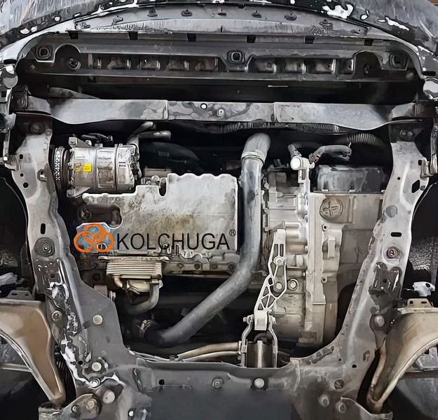 Захист двигуна і КПП для Volvo S60 II 2010-2018 KOLCHUGA ALuOX 3.1071.00 фото ##SPECS## Об'єм двигуна: V-2,5 | Примітка: USA