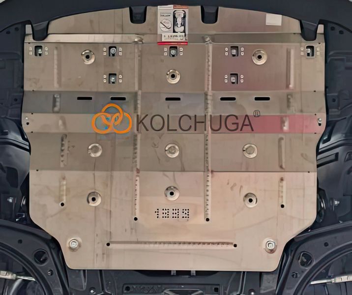 Захист двигуна, КПП і радіатора для Lexus LBX 2023- KOLCHUGA ZiPoFlex 2.1339.00 фото ##SPECS## Об'єм двигуна: V-1,5 hybrid | Примітка: