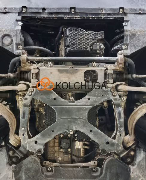 Защита двигателя и КПП для Audi Q5 2017-2024 KOLCHUGA ZiPoFlex 2.1372.00 фото ##SPECS## Объем двигателя: 2.0 TFSI | Примечание:
