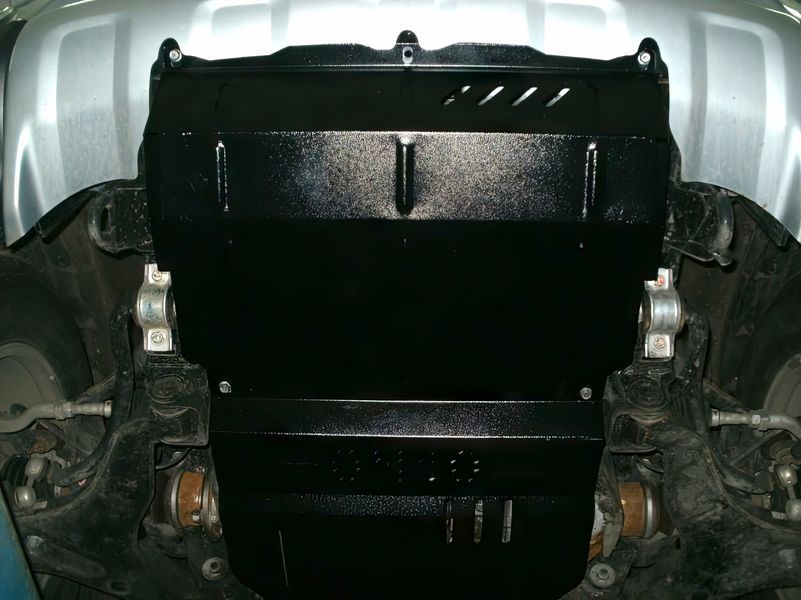 Захист двигуна і радіатора для Mitsubishi L200 IV 2006-2014 KOLCHUGA Standart 1.0410.00 фото ##SPECS## Об'єм двигуна: V-всі | Примітка: