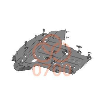 Захист двигуна, КПП і радіатора для Audi A4 B6 2000-2004 KOLCHUGA Standart 1.0700.00 фото ##SPECS## Об'єм двигуна: всі | Примітка: