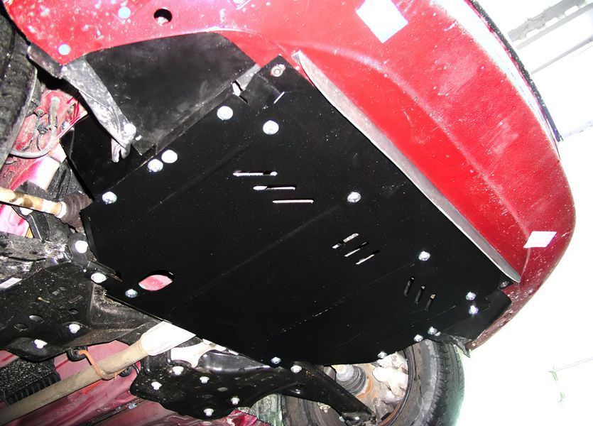 Захист двигуна, КПП і радіатора для Fiat Punto Evo / 2012 2009-2012- KOLCHUGA Standart 1.0276.00 фото ##SPECS## Об'єм двигуна: V-1,3D | Примітка: МКПП / робот