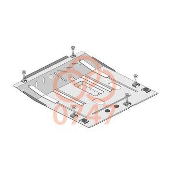 Захист двигуна і КПП для Ravon R4 2016- KOLCHUGA WhiteCover 4.0747.00 фото ##SPECS## Об'єм двигуна: V-1,5 | Примітка: