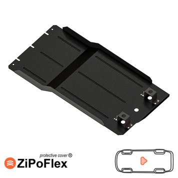 Захист роздатки для Mitsubishi L200 2006-2014 KOLCHUGA ZiPoFlex 2.0417.00 фото