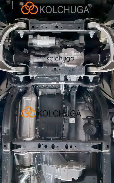 Захист двигуна, КПП і роздатки для Dodge Ram 1500 2018- KOLCHUGA ZiPoFlex 2.1234.00 фото ##SPECS## Об'єм двигуна: V-3.0D | Примітка: сталь 2.5 мм