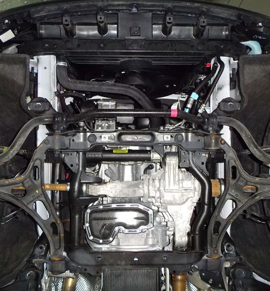 Защита двигателя, КПП и раздатки для Dodge Durango 2010-2020 KOLCHUGA ZiPoFlex 2.0537.00 фото ##SPECS## Объем двигателя: V-3,6 | Примечание: АКПП