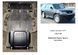 Захист двигуна, КПП і радіатора для Mitsubishi Pajero Sport I 1996-2008 KOLCHUGA ZiPoFlex 2.0517.00 фото 6 ##SPECS## Об'єм двигуна: V-всі | Примітка: МКПП