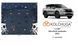 Захист двигуна і КПП для Mitsubishi Outlander IV 2021- KOLCHUGA Standart 1.1267.00 фото 6 ##SPECS## Об'єм двигуна: V-всі | Примітка: