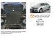 Защита двигателя и радиатора для BMW 3 E90 2005-2011 KOLCHUGA Standart 1.1306.00 фото 6 ##SPECS## Объем двигателя: 2.0i | Примечание: АКПП/только 4х4