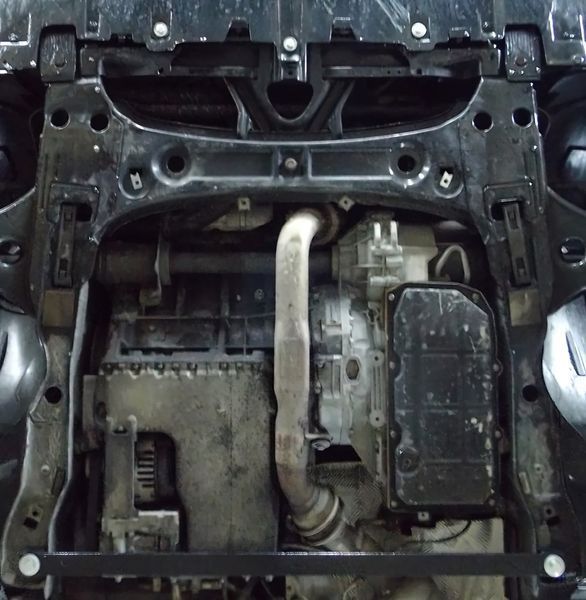 Защита двигателя и КПП для Mercedes-Benz W245 / Т245 2005-2011 KOLCHUGA ZiPoFlex 2.0717.00 фото ##SPECS## Объем двигателя: V-все | Примечание: АКПП