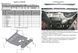 Захист двигуна, КПП і радіатора для Fiat Ducato III 2006-2014 KOLCHUGA Standart 1.0220.00 фото 7 ##SPECS## Об'єм двигуна: V-всі | Примітка: