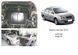 Захист двигуна, КПП і радіатора для Toyota Corolla E14 / E15 2006-2012 KOLCHUGA ZiPoFlex 2.0213.00 фото 5 ##SPECS## Об'єм двигуна: V-1,8 АКПП/седан | Примітка: збірка ОАЕ, USA