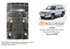 Захист КПП для Lexus LX 470 1997-2007 KOLCHUGA WhiteCover 4.0108.00 фото 6 ##SPECS## Об'єм двигуна: V-всі дизель | Примітка: