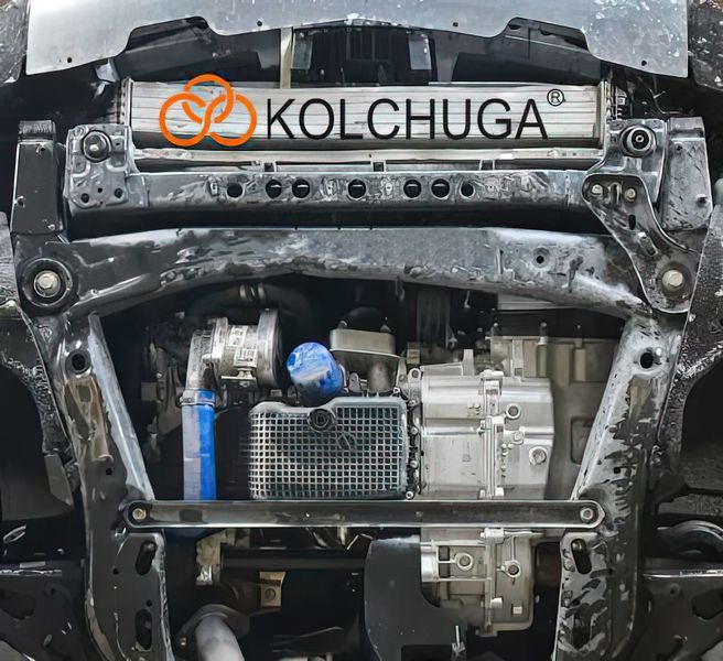 Захист двигуна і КПП для Cadillac XT6 2019- KOLCHUGA ZiPoFlex 2.1212.00 фото ##SPECS## Об'єм двигуна: V-2.0t | Примітка: АКПП