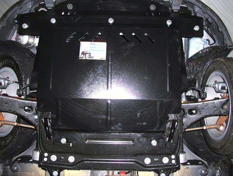 Захист двигуна, КПП і радіатора для Ford Fusion 2002-2012 KOLCHUGA WhiteCover 4.0242.00 фото ##SPECS## Об'єм двигуна: V-всі бензин | Примітка: