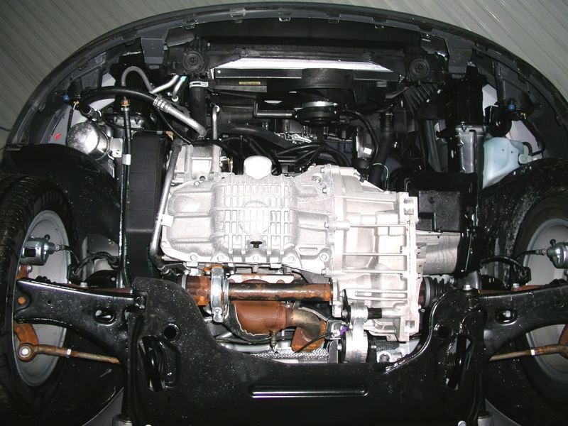 Захист двигуна, КПП і радіатора для Ford Fusion 2002-2012 KOLCHUGA WhiteCover 4.0242.00 фото ##SPECS## Об'єм двигуна: V-всі бензин | Примітка: